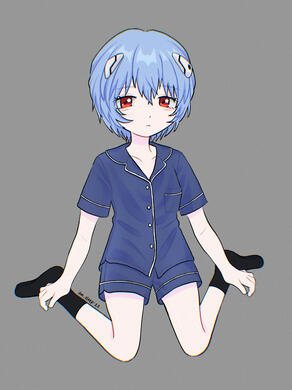 Fanart -- Rei Ayanami from Neon Genesis Evangelion