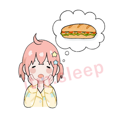 Original Illustration -- Sleepy (Sub)