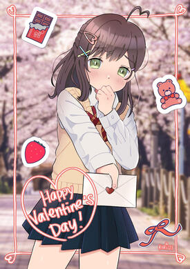 Original Illustration --Valentine's Day Card