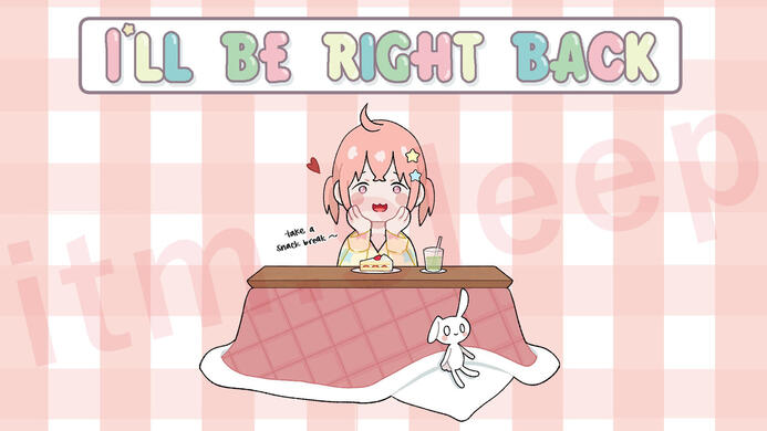 Original Illustration -- BRB Screen